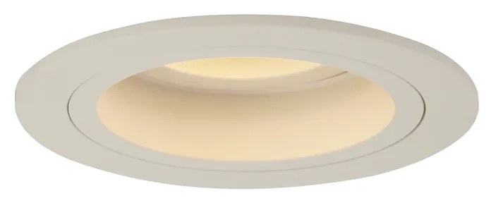 Set di 6 faretti da incasso moderni beige GU10 50mm orientabili e inclinabili - Chuck
