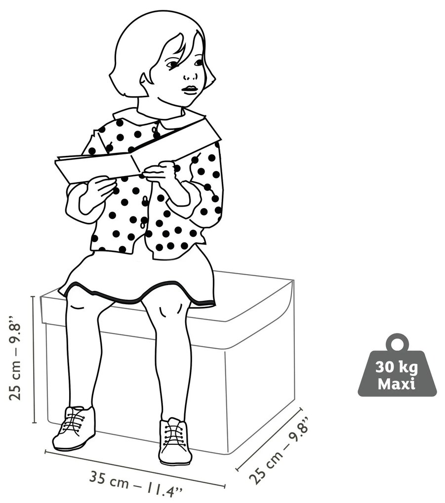 Scatola per riporre i giocattoli - cucina