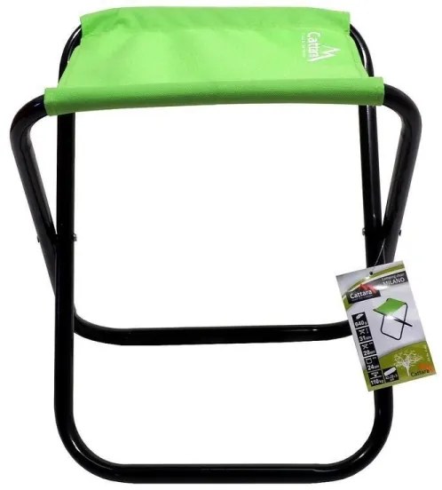 Sedia da campeggio pieghevole verde/nero