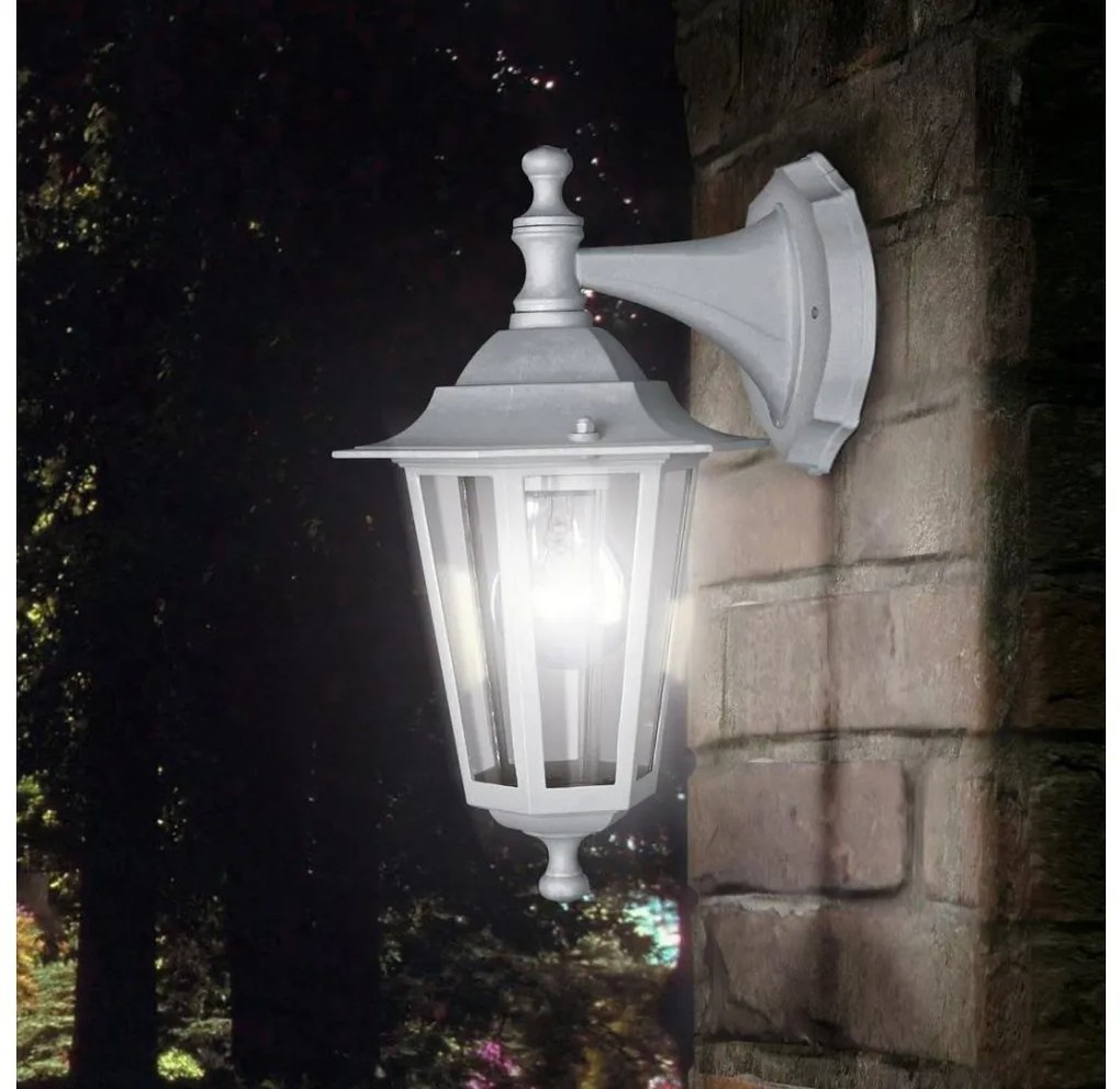 EGLO 22462 - Applique da esterno IP44 LATERNA 5 1xE27/60W/230V bianco