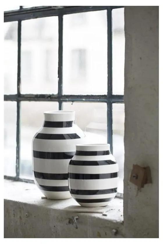 Vaso in ceramica bianco/nero Omaggio - Kähler Design