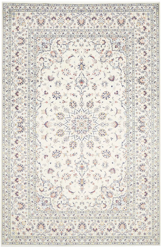 Kashan Tappeto persiano 200 x 300 Beige (Iran) Annodato A Mano