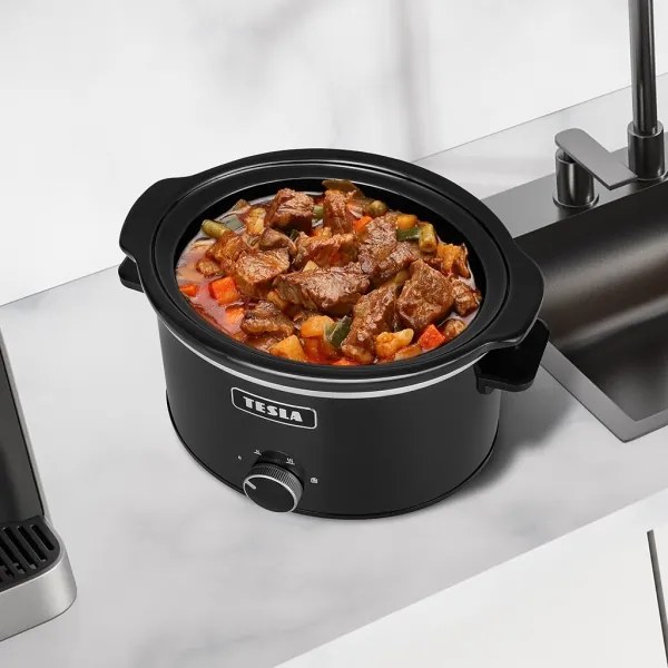 TESLA Electronics SlowCook - Pentola a fuoco lento 3,5 l 200W/230V