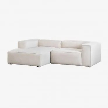 Divano Alembert 2 Posti Chaise Longue Sinistra & Velluto a Coste - Sklum