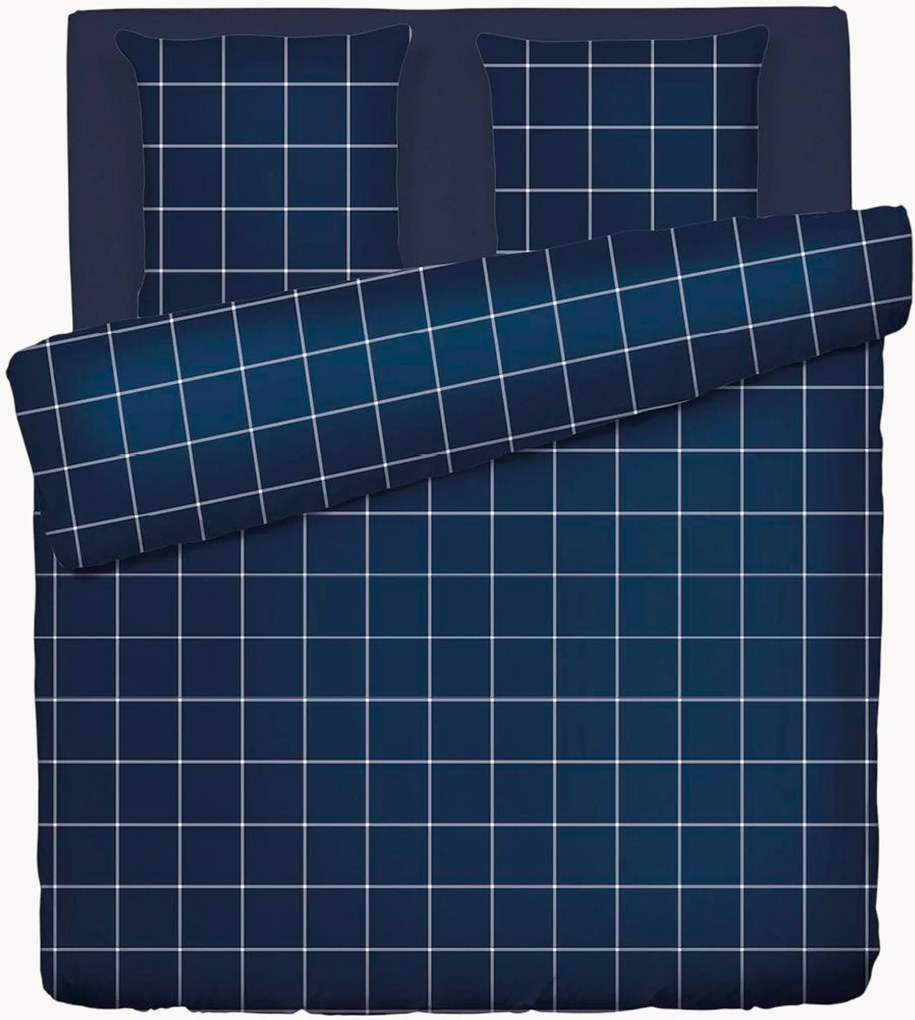 Set lenzuola in raso di cotone Amélia, varie misure