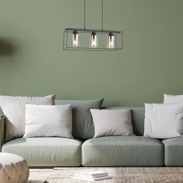 Rabalux 72033 - Lampadario a cavo CHADWICK 3xE27/25W/230V