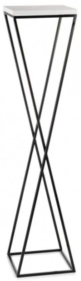 Portafiori LOFT 100x24 cm nero/bianco