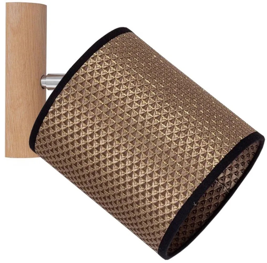 Spot-Light 2017400711553 - Applique orientabile da parete BENITA 1xE27/25W/230V rovere