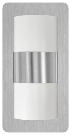 Eglo 98085 - Lampada da esterno CISTIERNA 2xE27/10W/230V IP44 cromo opaco