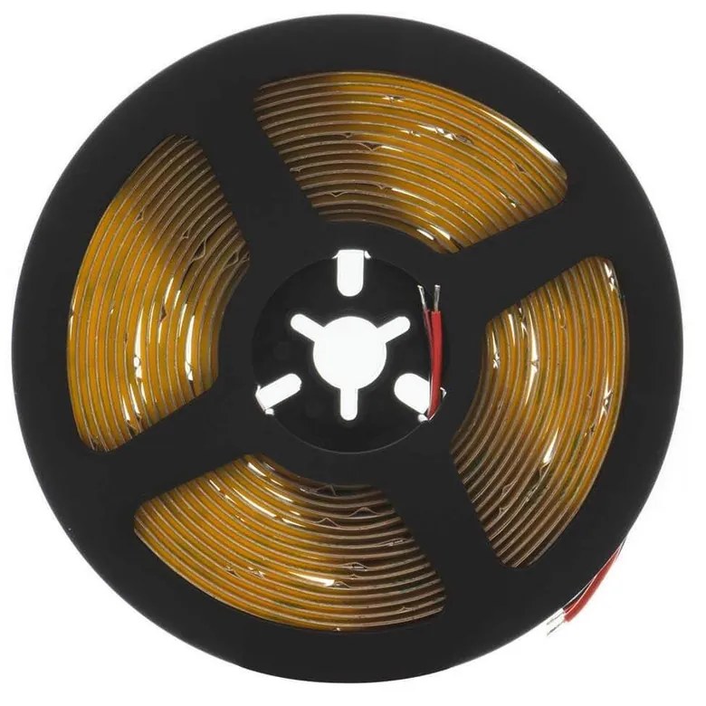 Striscia LED COB 15W/m 24VDC IP20 5m Professional Colore Bianco Freddo 5.700K