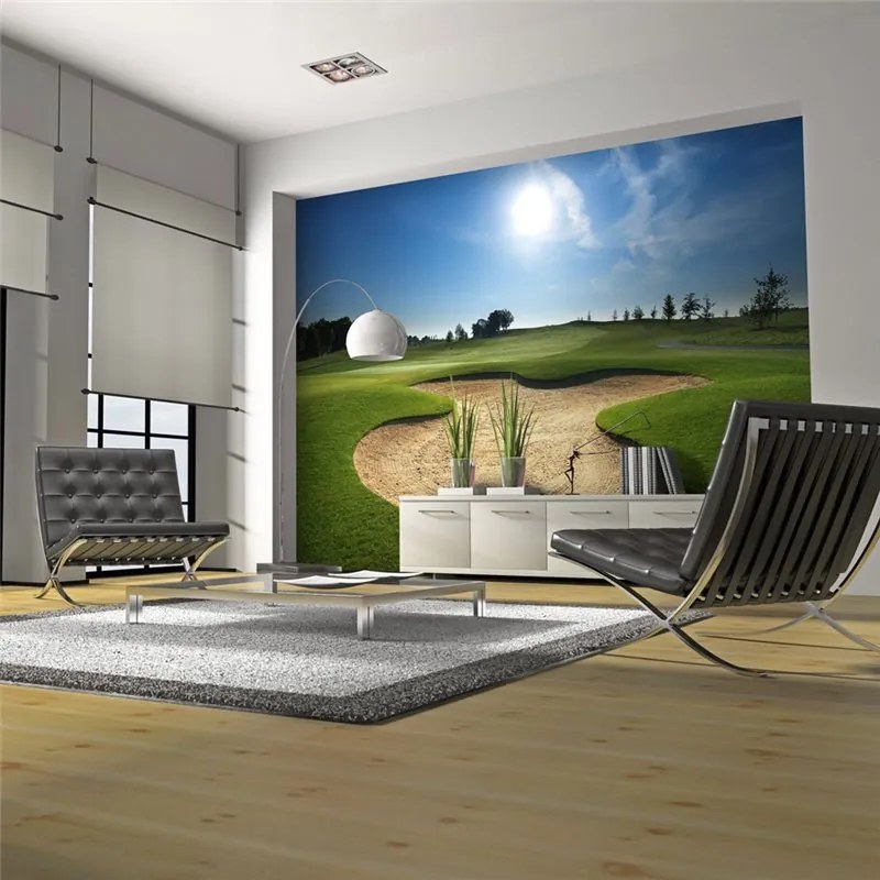 Fotomurale  Campo da golf  Colore Beige, Dimensioni e Misure 400x309