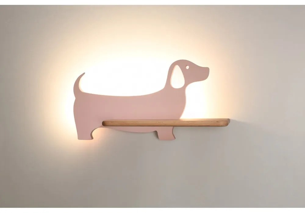 Apparecchio rosa per bambini Dog - Candellux Lighting