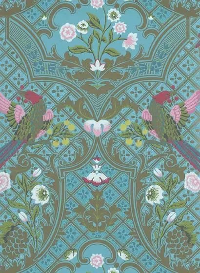Vogel Tapete Brodsworth von Little Greene - Empress