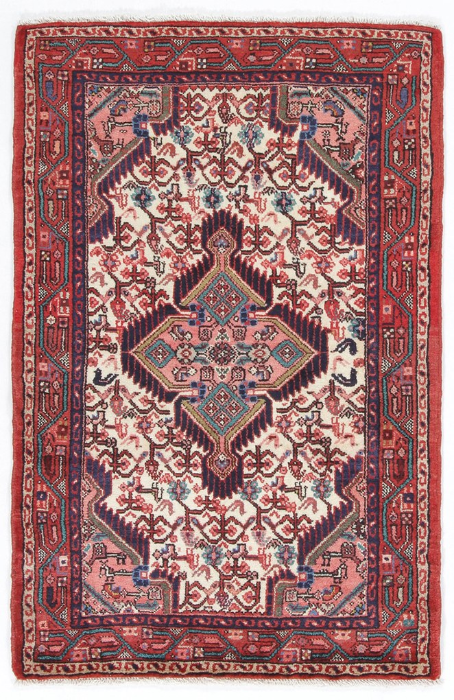 Hamedan Tappeto 130 x 80 (Iran) Annodato A Mano