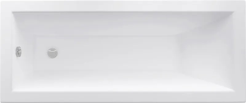 Mexen Cubik vasca da bagno rettangolare 160 x 70 cm con rivestimento, bianca - 55031607000X