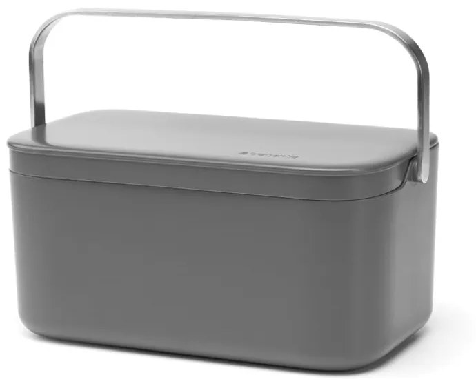 Bidone per l'umido in grigio scuro 1,8 l SinkSide – Brabantia