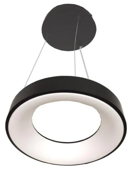 Lampadario LED a cavo DRAX LED/32W/230V 4000K diam. 38 cm nero