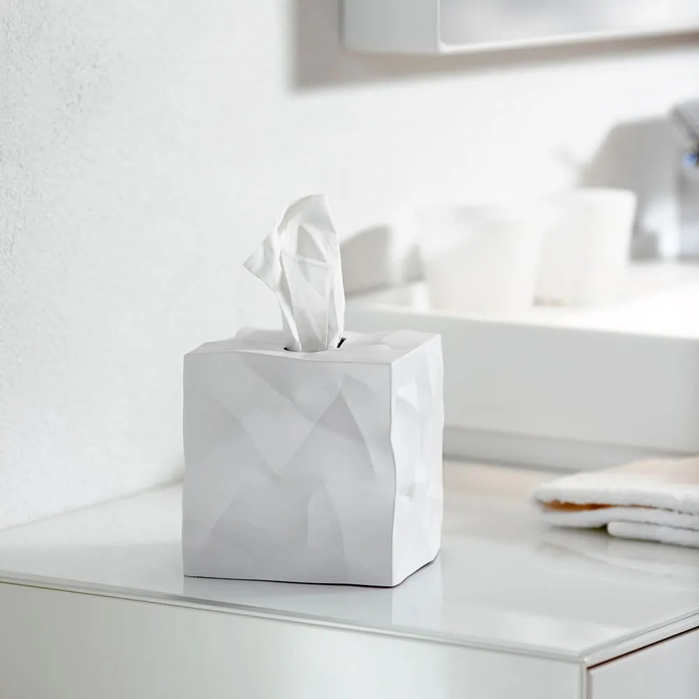 Scatola per fazzoletti Wipy Cube Bianco - Essey