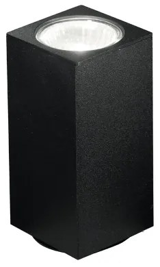 Lampada faretto da interno 6x12 cm moderna Nero - ALOA 1 luce GU10
