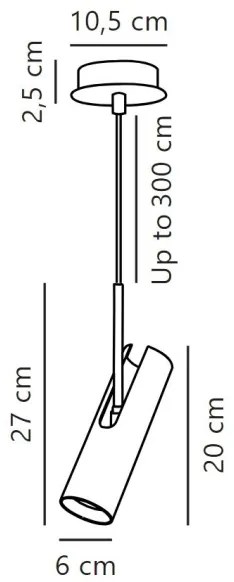DFTP by Nordlux - Lampada a sospensione su cavo MIB 1xGU10/8W/230V nero