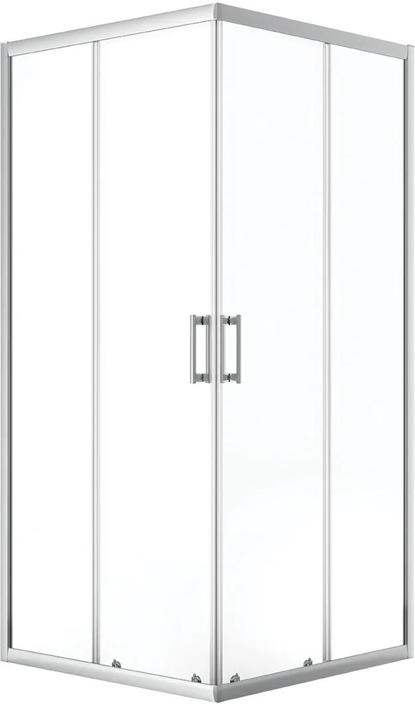 Laveo Bresso box doccia 90x90 cm cromo lucida/vetro trasparente JKD096K