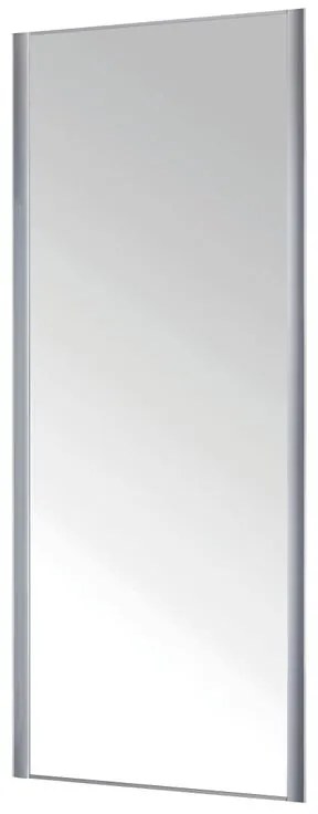 Anta scorrevole per armadi a specchio L 90.8 x H 270 cm grigio argento