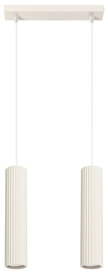 Lampadario color crema Gleam – Sollux
