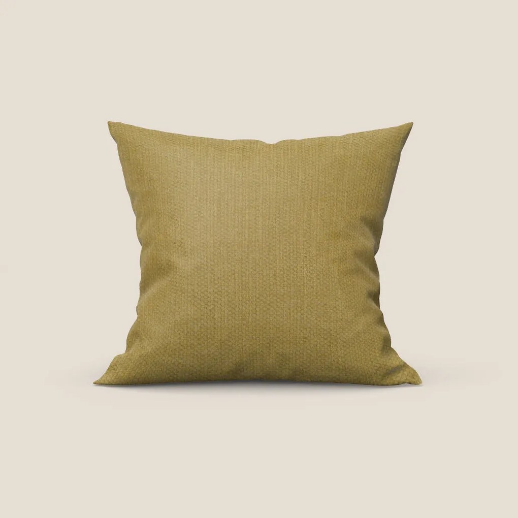 Miami cuscino disponibile in diversi colori realizzato in morbido tessuto impermeabile T14 giallo