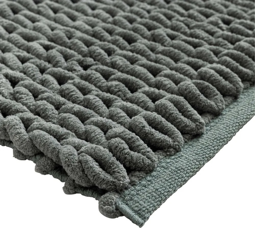 Tappetino per il bagno verde 50x80 cm Ariel – douceur d'intérieur