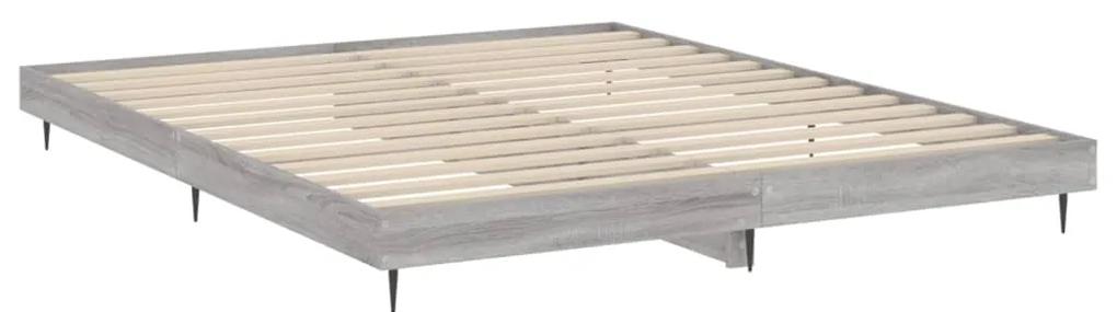 Giroletto grigio sonoma 160x200 cm in legno multistrato