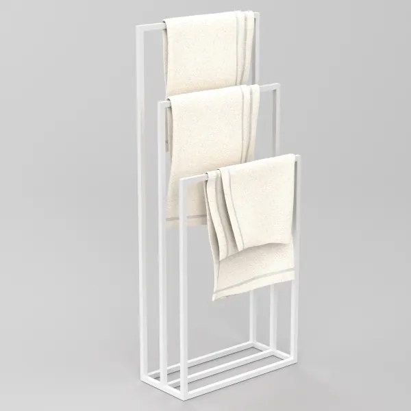 Porta asciugamani 105x45 cm bianco