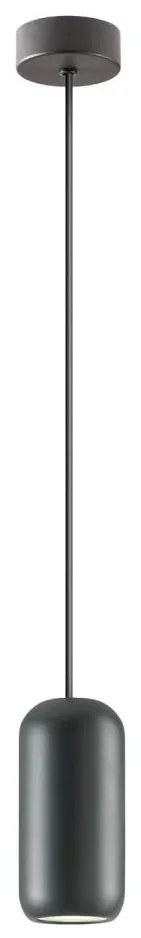 Redo 01-3474 - Lampadario a sospensione con filo BOOM 1xGU10/10W/230V diametro 7,6 cm nero