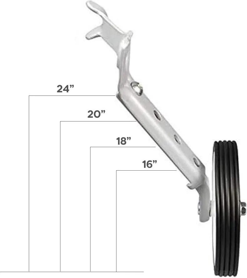 Coppia di Rotelle per Bicicletta Stabilizzatori Misura 16"-24"...