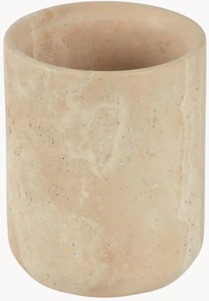 Porta spazzolini in travertino Classic