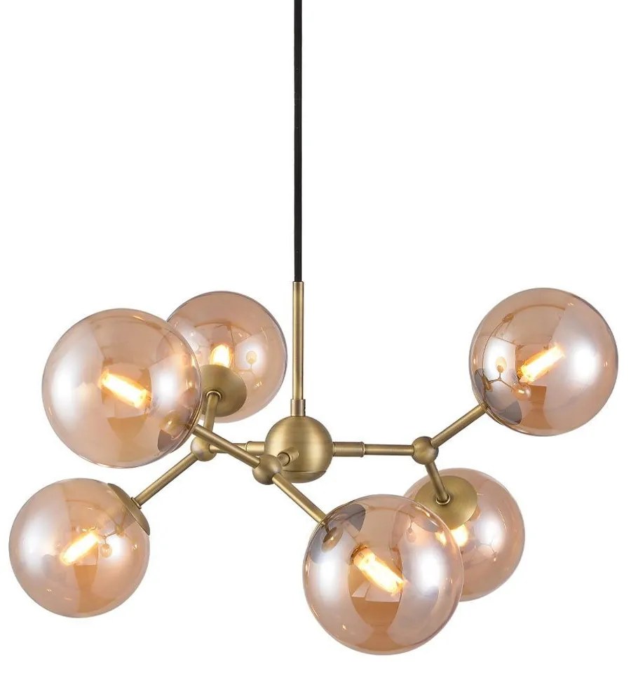 Halo Design - Atom Lampada a Sospensione Large Antique Brass Halo Design