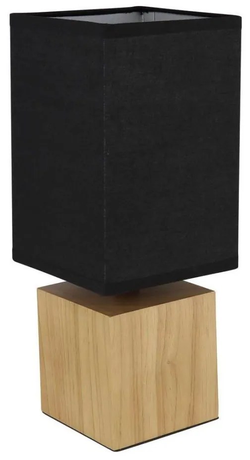 Globo 21628B - Lampada da tavolo VALENTINO 1xE27/7W/230V nero/marrone