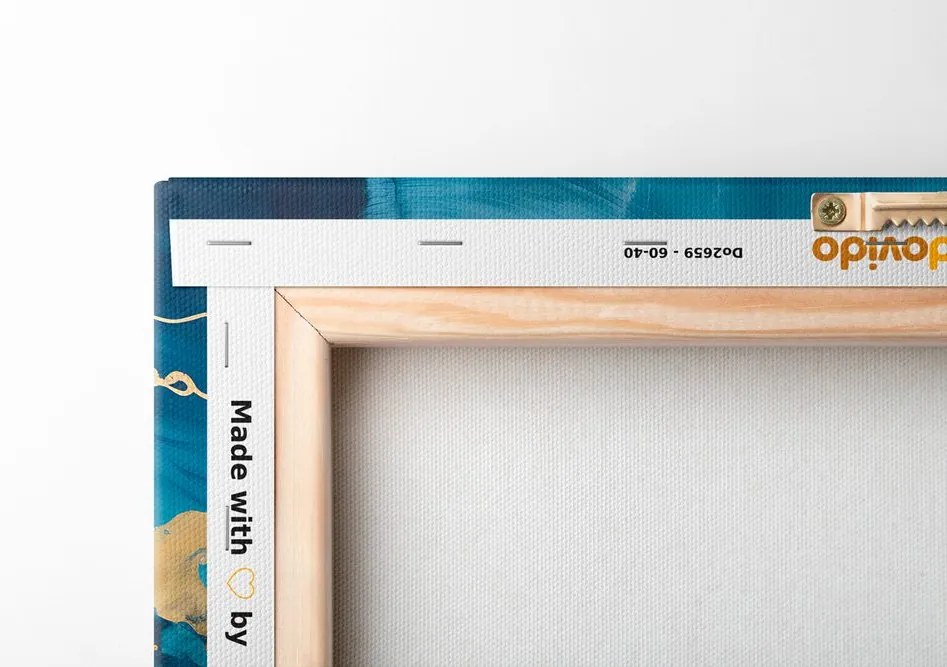 Stampa su tela – Marmo blu