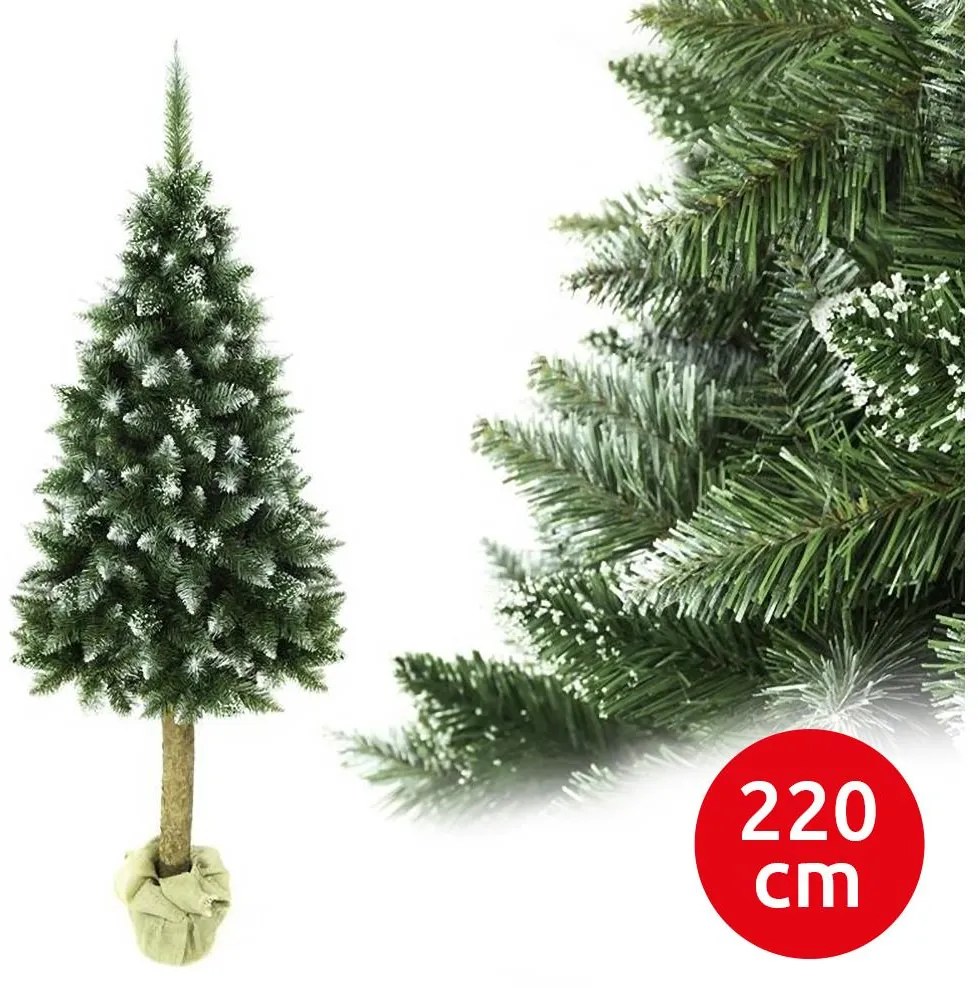 Albero di Natale su tronco 220 cm abete