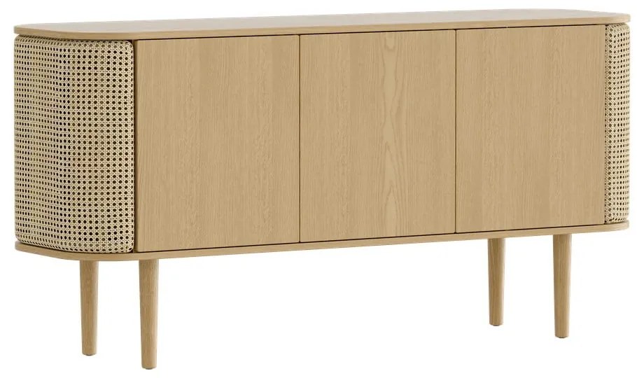 Cassettiera bassa in rovere naturale 150x75 cm Treasures - UMAGE