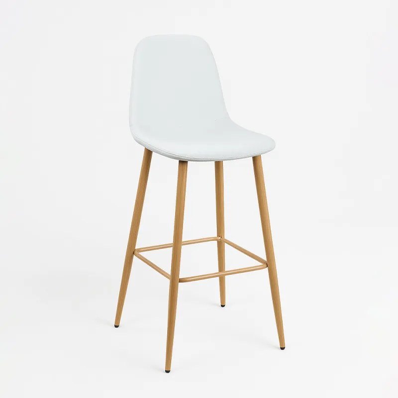 Sgabello Teok Tessuto - Beige