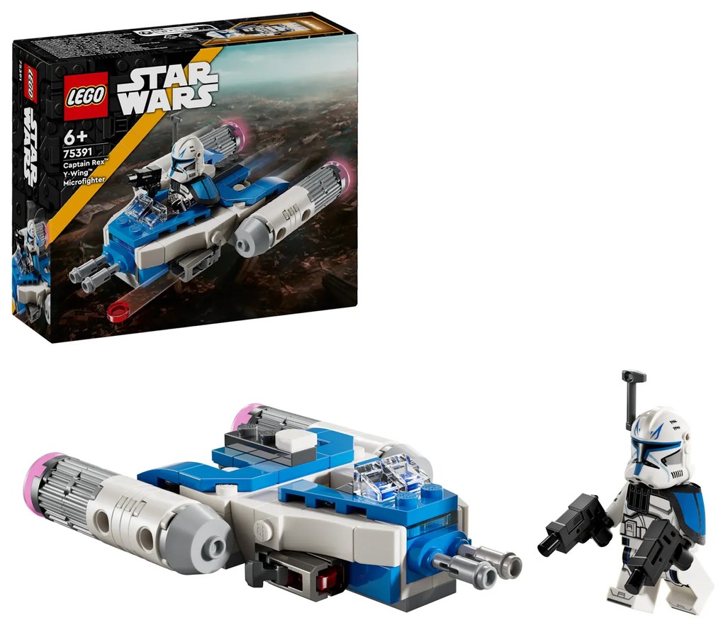 Microfighter Y Wing di Captain Rex - Lego Star Wars