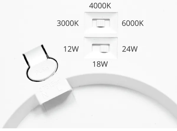 Ecolite WPCB2-24W/HF/CR - Pannello LED con sensore LEXA LED/12/18/24W/230V