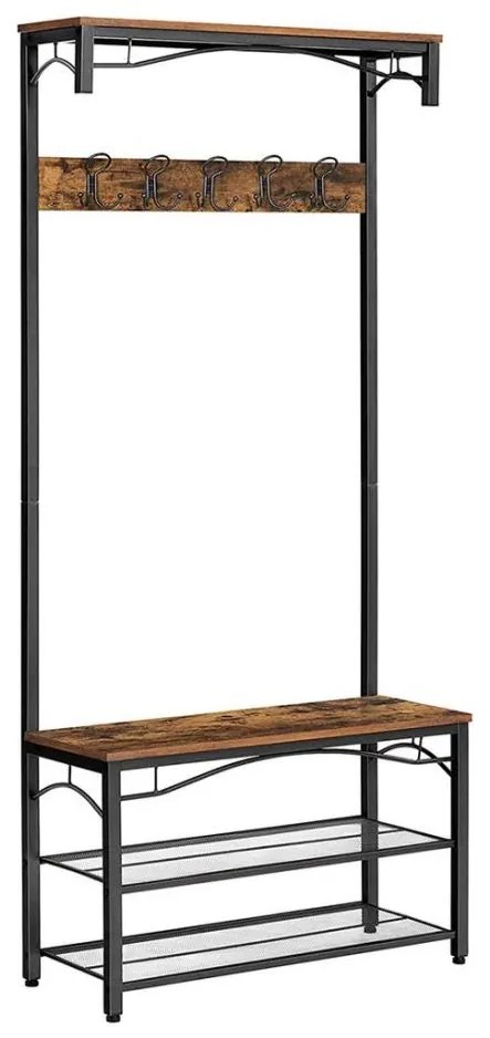 Appendiabiti a piantana NAVOR marrone/nero