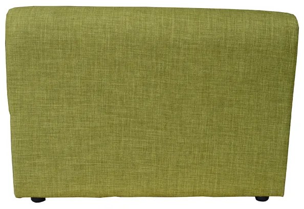 Divano 2 posti 124 cm con cuscini in tessuto ERMES Verde