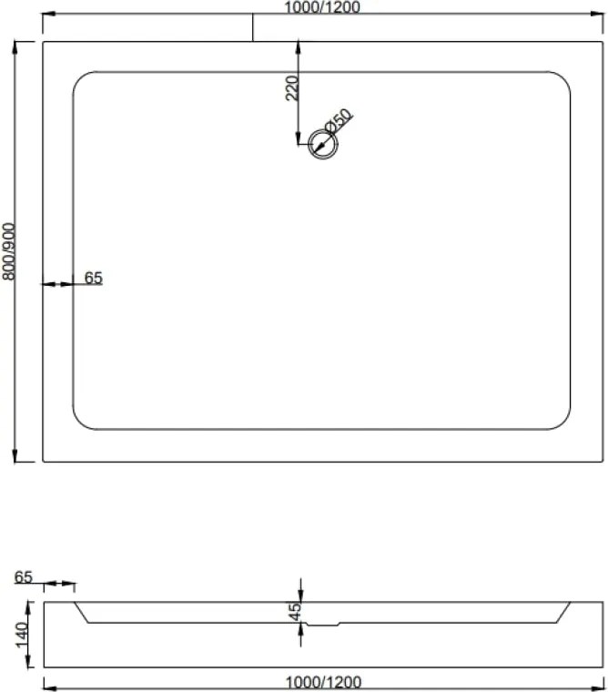 Mexen Apia cabina doccia scorrevole 100 x 80 cm, strisce bianche, cromo + piatto doccia Rio - 840-100-080-01-20-4510