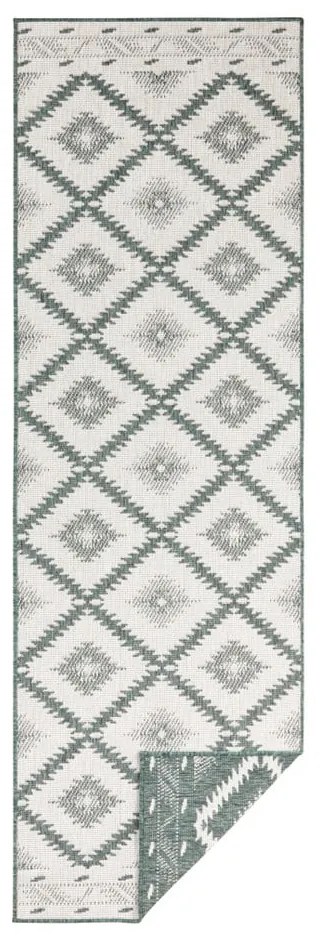 Tappeto per esterni verde e crema , 250 x 80 cm Malibu - NORTHRUGS