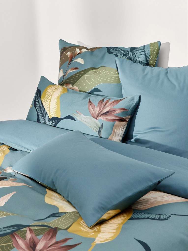 Copripiumino in raso di cotone Flora