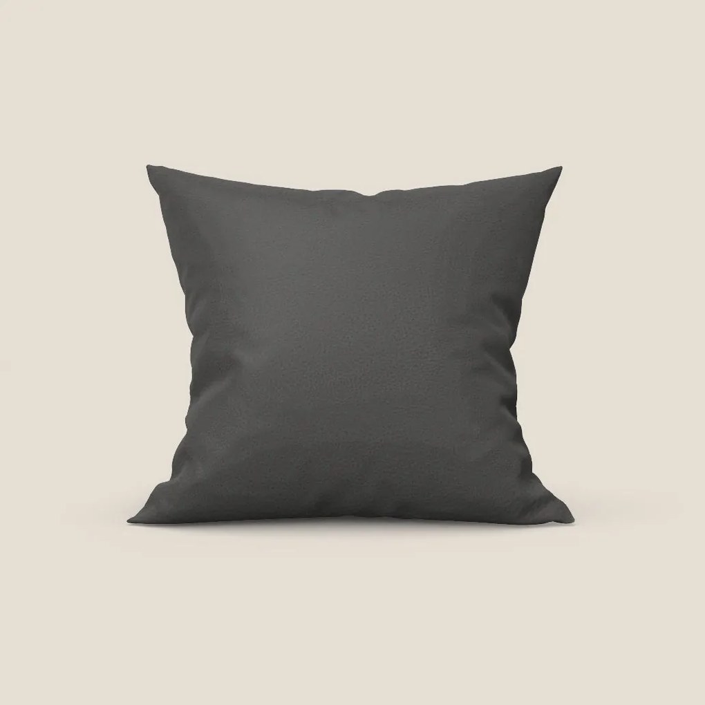 Bisont cuscino disponibile in diversi colori realizzato in microfibra effetto pelle smacchiabile T15 antracite