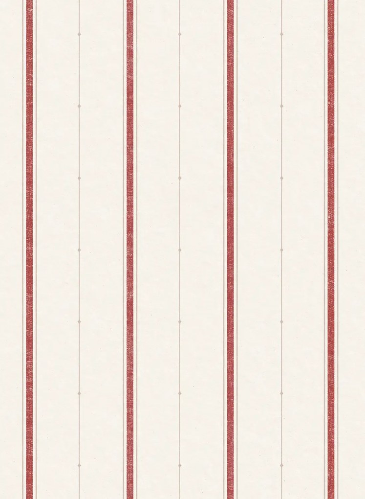 Coordonne Tapete Lineal - Red