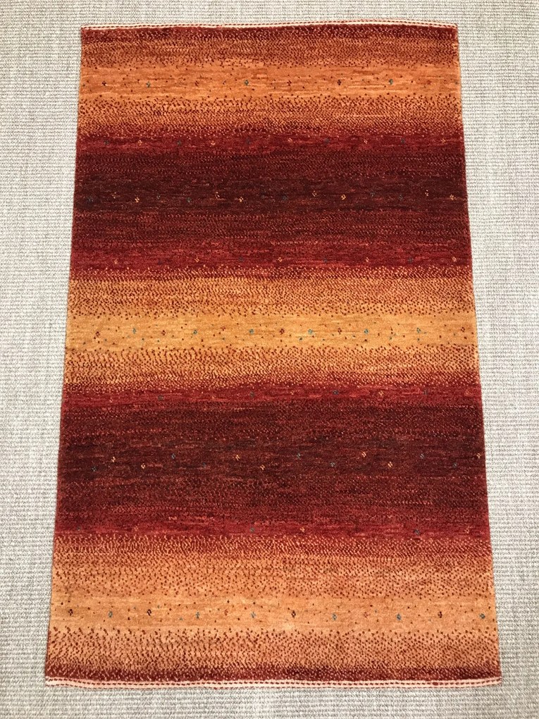 Loribaft Tappeto 80 x 120 Rosso (Iran) Annodato A Mano